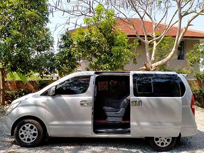 comfortable minibus in Siem Reap